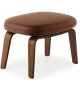 Era Normann Copenhagen Pouf con Gambe in Legno