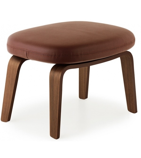 Era Normann Copenhagen Pouf con Gambe in Legno