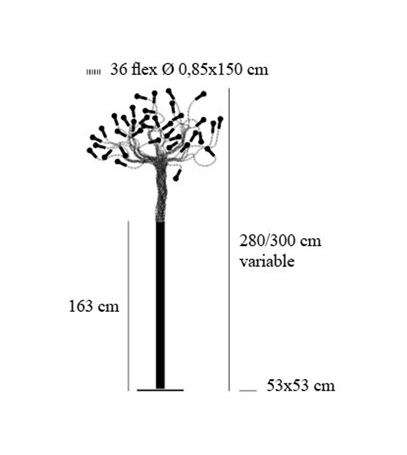 Albero Della Luce Catellani&Smith Lampadaire