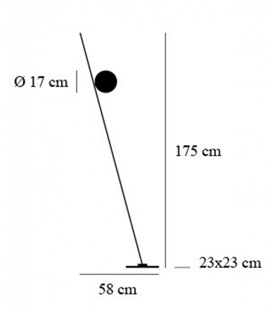 Lederam F1 Catellani&Smith Stehlampe