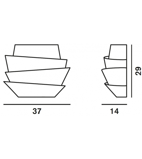 Le Soleil Foscarini Lámpara de Pared