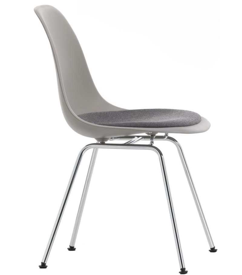 Eames Plastic Side Chair DSX Silla Con Cojín Vitra