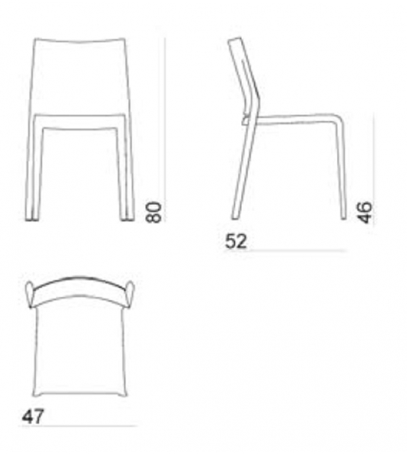 Riga 545 Desalto Stuhl