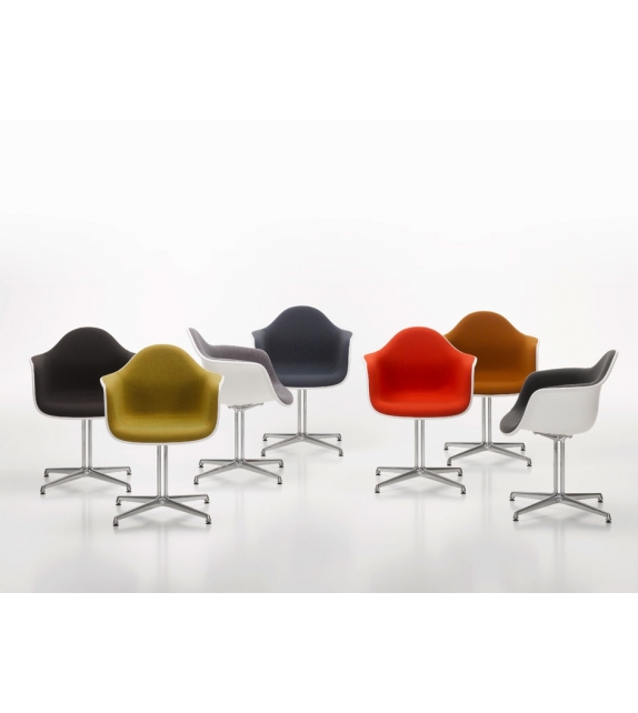 Eames Plastic Armchair DAL Polster Sessel Vitra