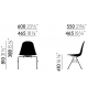 Eames Plastic Side Chair DSS Sedia Imbottita Vitra