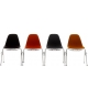 Eames Plastic Side Chair DSS With Uphlostery Vitra