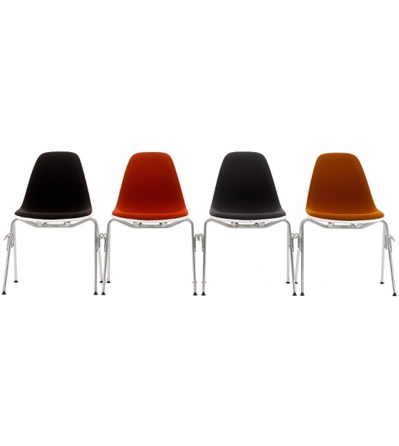 Eames Plastic Side Chair DSS Polster Stuhl Vitra
