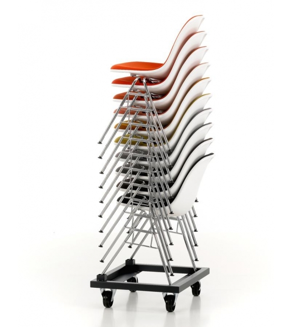 Eames Plastic Side Chair DSS-N Chaise Rembourrée Vitra