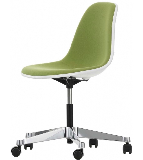 Eames Plastic Side Chair PSCC With Upholstery Vitra