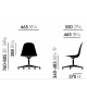 Eames Plastic Side Chair PSCC Silla Tapizada Vitra
