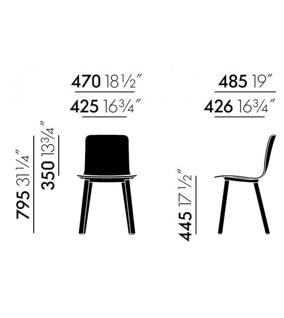 HAL Ply Wood Chaise Vitra