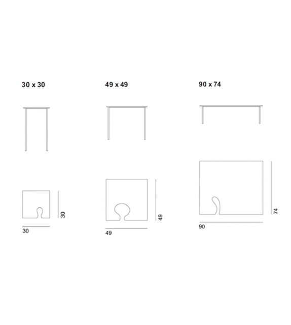 Softer Than Steel 688 Desalto Tavolino