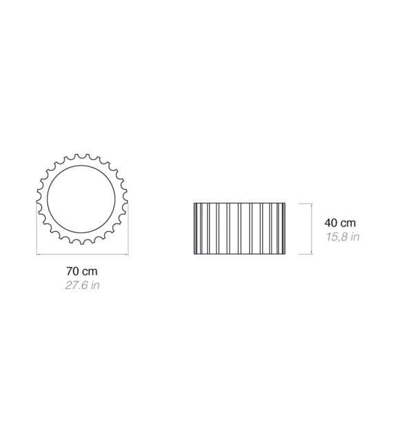 Attica TL Gufram Tavolino