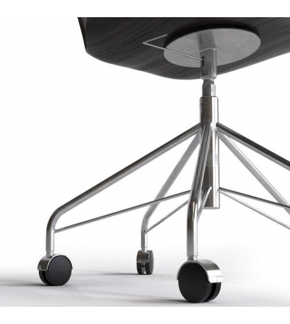 Series 7 Sedia Girevole Con Braccioli Fritz Hansen