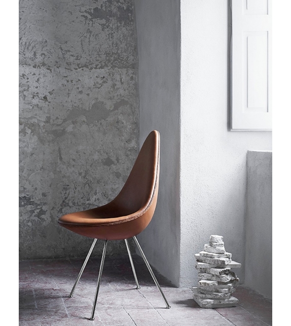 Drop Sedia Rivestita Fritz Hansen