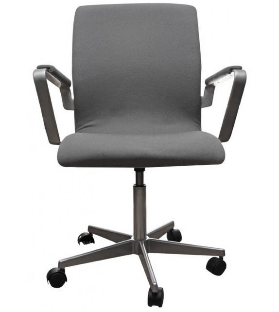 Oxford Fauteuil à Dossier Bas Avec Roulettes Fritz Hansen