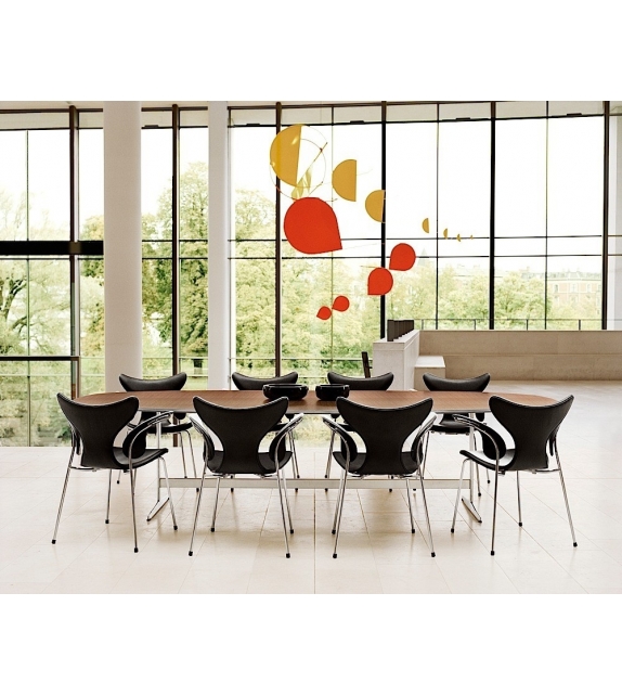 Lily Chaise avec Accoudoirs Rembourrée Fritz Hansen