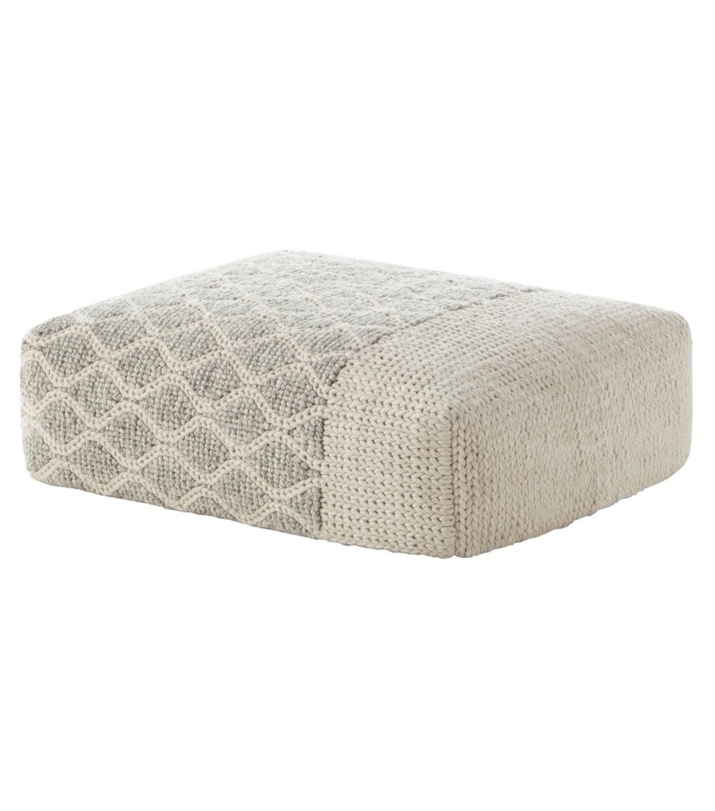 Mangas Space Rectangular Pouf Gan