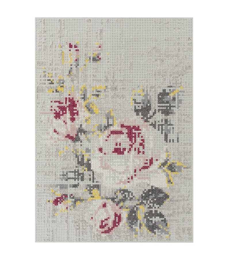 Canevas Flowers Teppich Gan
