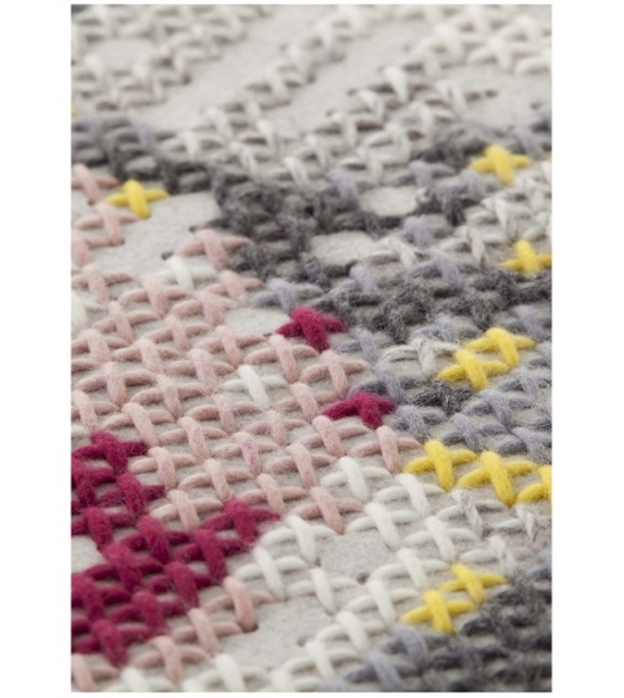 Canevas Flowers Teppich Gan