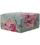 Canevas Flowers Square Gan Pouf