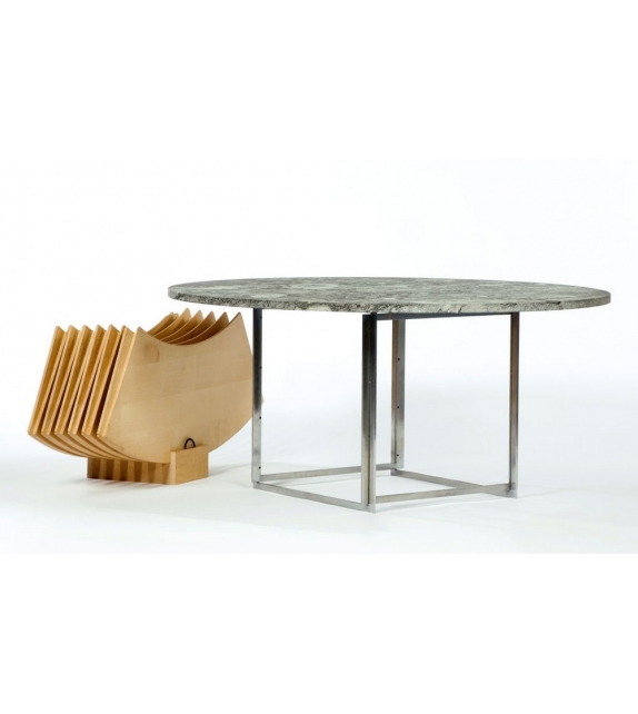 PK54+PK54A Tavolo con Cerchio Estensibile Fritz Hansen
