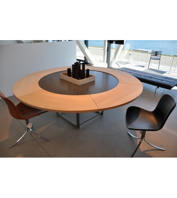 PK54+PK54A Erweiterungsring Tisch Fritz Hansen