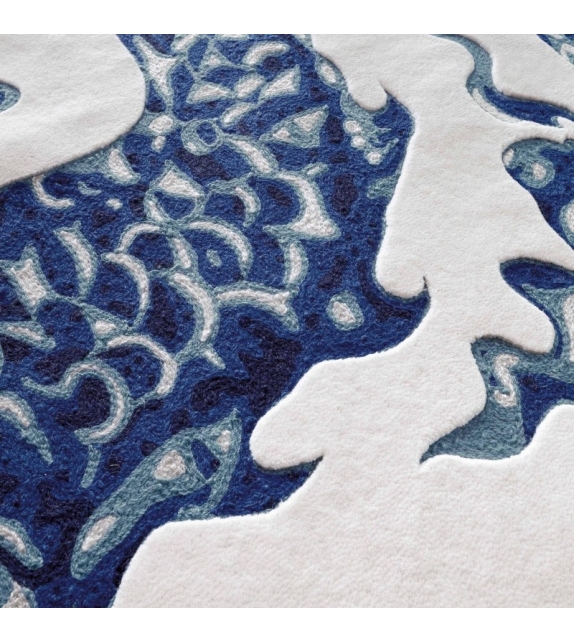 Blue China Gan Alfombra