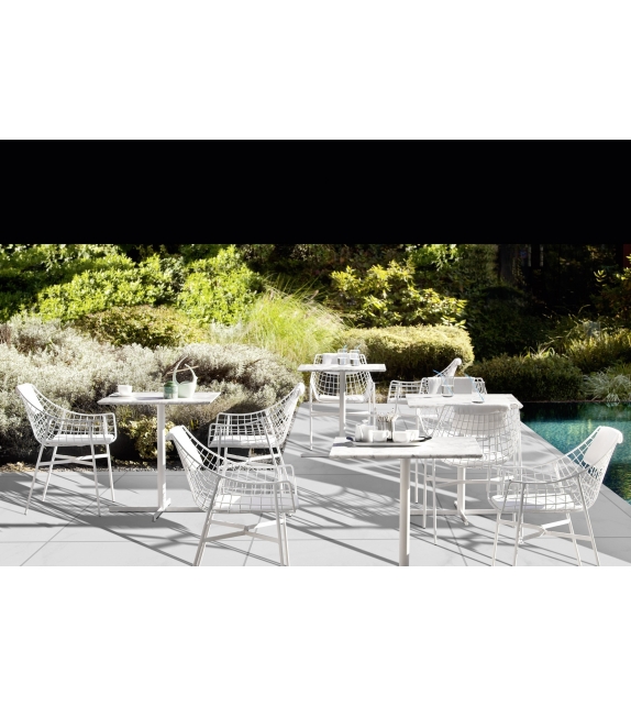 Summer Set Lounge Armchair With Seat & Back Cushions Varaschin