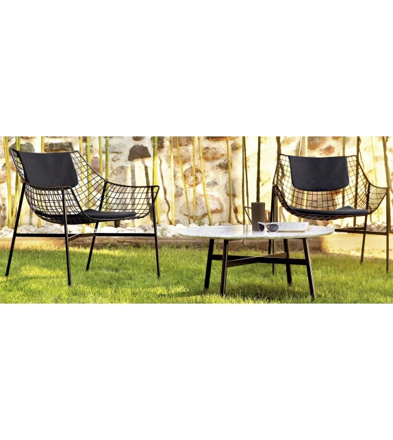 Summer Set Fauteuil Avec Coussin Assise & Dossier Varaschin