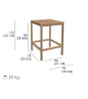 Plaza 067 Bar Table Roda