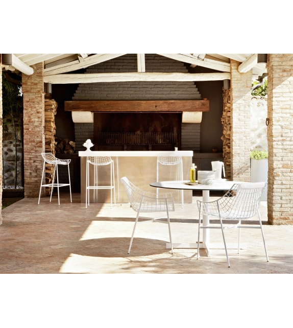 Summer Set Taburete Con Cojin Asiento Varaschin