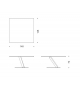 Element 680 Desalto Quadratischen Tisch
