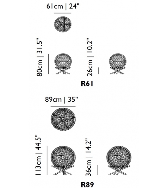 Raimond II Tensegrity Stehleuchte Moooi