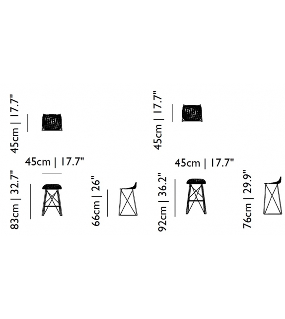 Carbon Barhocker Moooi