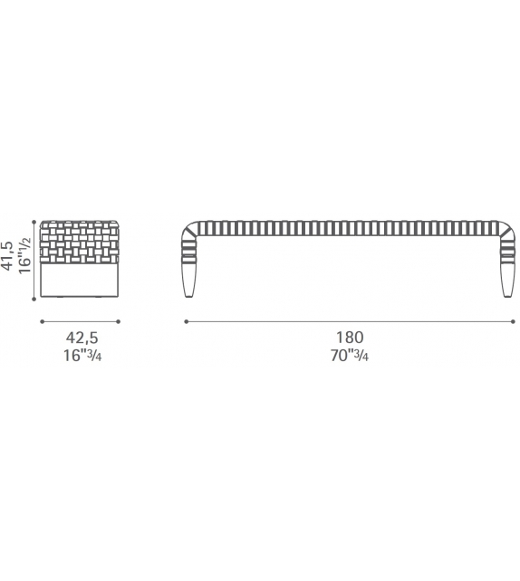 Brera Poltrona Frau Banquette