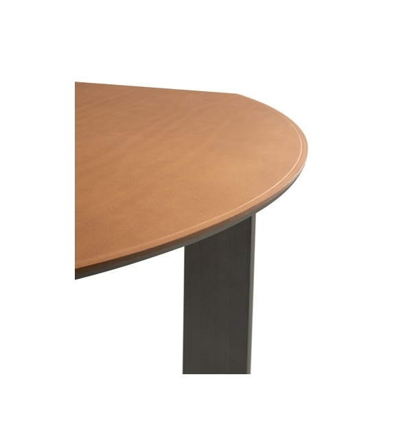 Ilary Saddle Extra Tavolino Rotondo Poltrona Frau