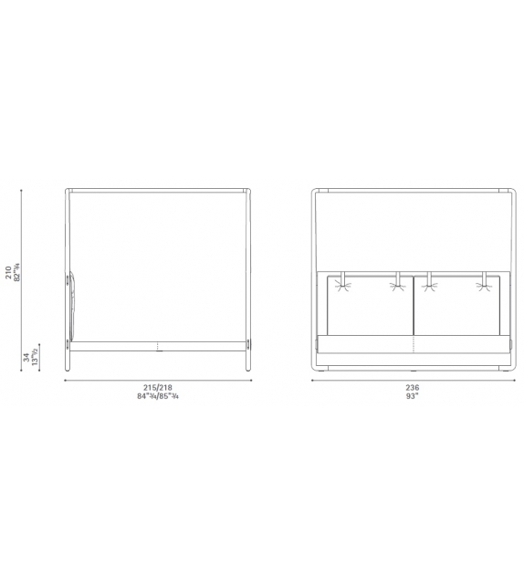 Volare Cama Poltrona Frau