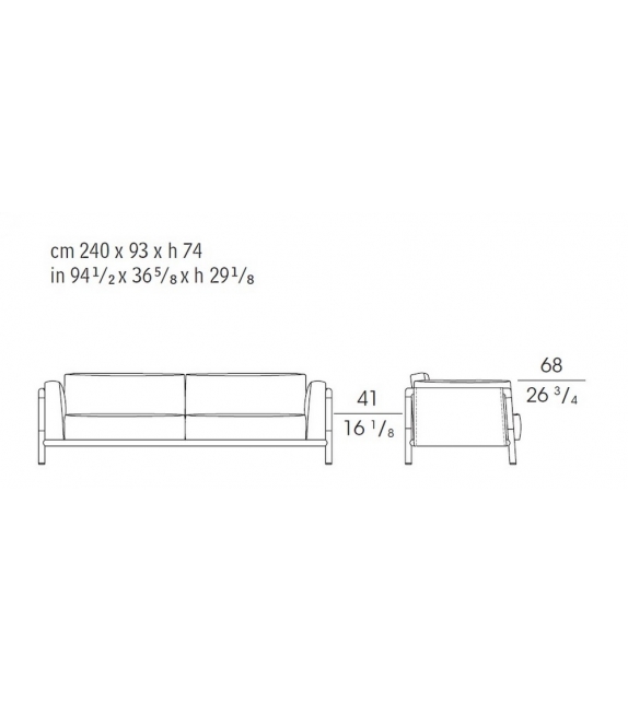 Urban 2 Seater Sofa Giorgetti