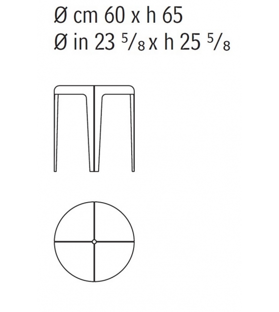 Round Tavolino Giorgetti