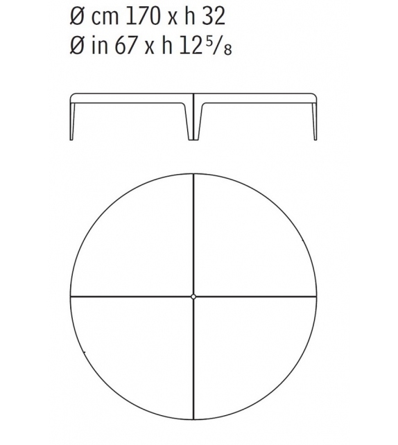 Round Tavolino Giorgetti