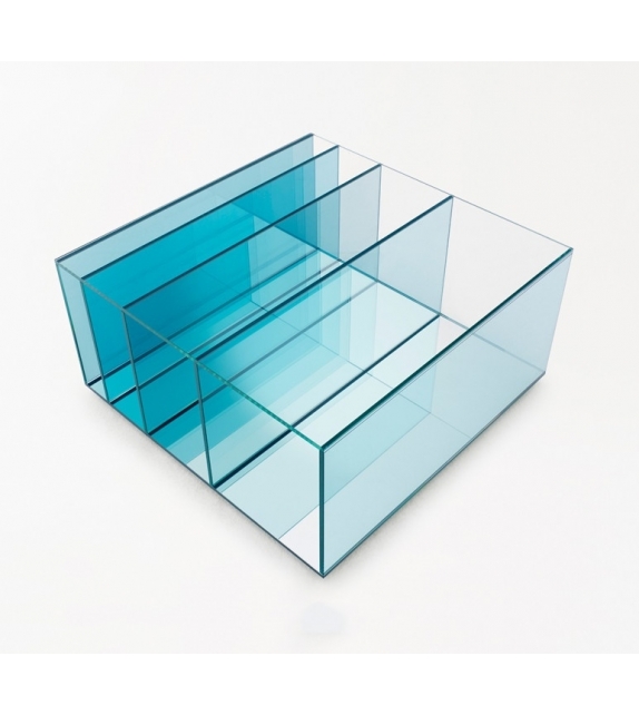 Deep Sea Glas Italia Viereckigen Couchtisch