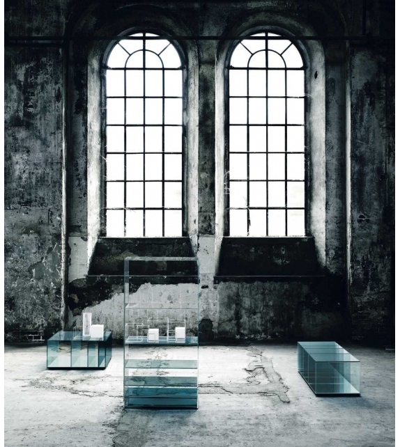 Deep Sea Glas Italia Mesita Rectangular