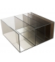 Deep Sea Glas Italia Table Basse Carrée