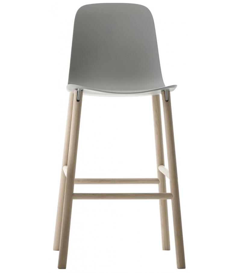 Sharky Kristalia Stool with High Back