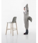 Sharky Kristalia Stool with High Back
