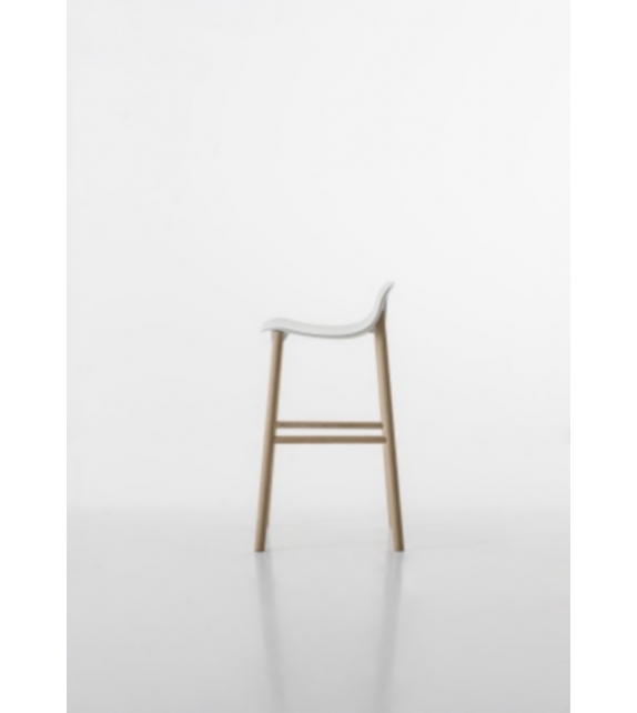 Sharky Kristalia Hocker mit niedriger Rückenlehne