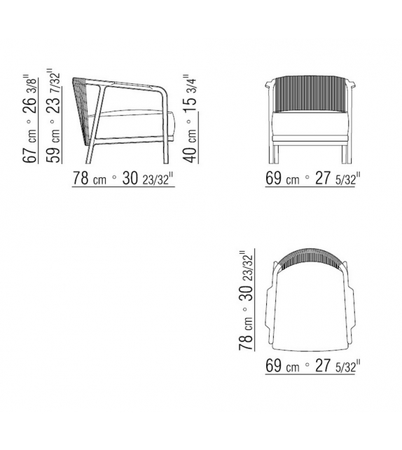 Crono Flexform Fauteuil
