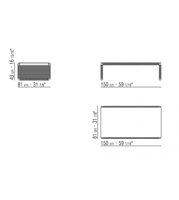 Tindari Flexform Couchtisch
