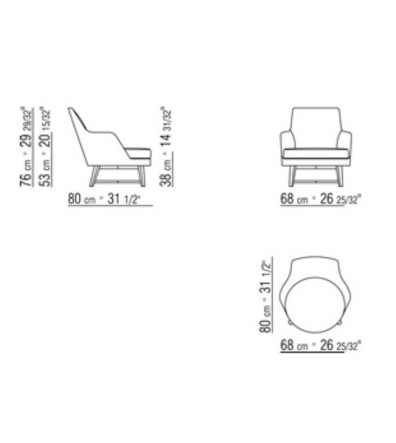 Guscio Flexform Sessel